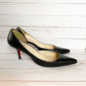 Christian Louboutin Black Napa Sixties